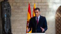 Spanish premier urges Catalan separatist leader to ‘submit to justice’