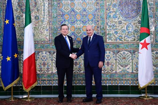 Italy strikes deal with Algeria for more gas to curb Russia reliance