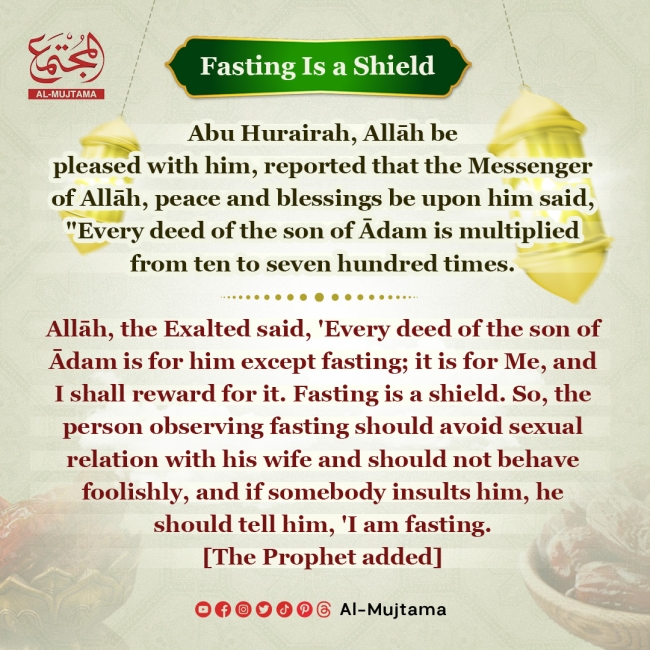 Fasting Is a Shield