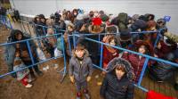 Women, children suffer, lack hygiene in Belarus-Poland border