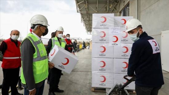Turkey&#039;s Red Crescent sends humanitarian aid to Belarusian-Polish border