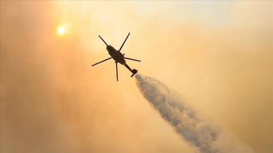 Turkey’s efforts to fight wildfires by air continues apace