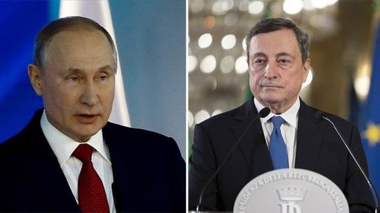 Vladimir Putin, Mario Draghi discuss international efforts to promote peace, stability in Afghanistan