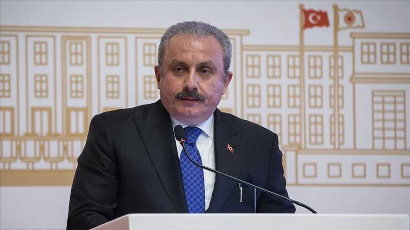 Turkish parliament head condemns Pompeo's W.Bank visit