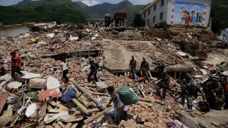 Magnitude 7.3 earthquake jolts China