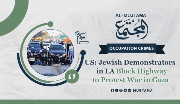 US: Jewish Demonstrators in LA Block Highway to Protest War in Gaza