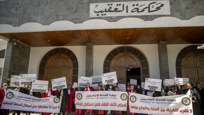 Tunisian judges strike for 4th week to protest sackings