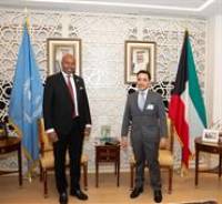 Kuwaiti FM meets Somalia counterpart in New York Date