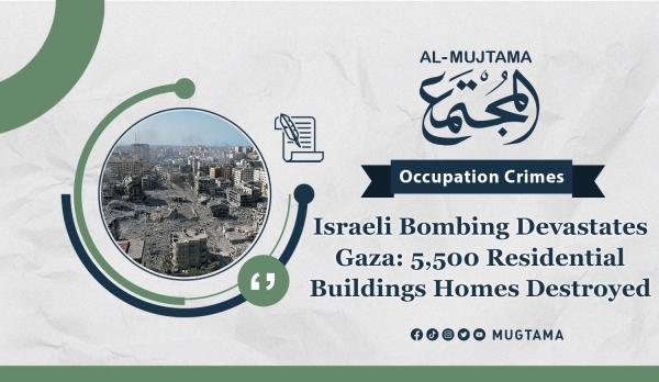 Israeli Bombing Devastates Gaza:   5,500 Residential Buildings Homes Destroyed