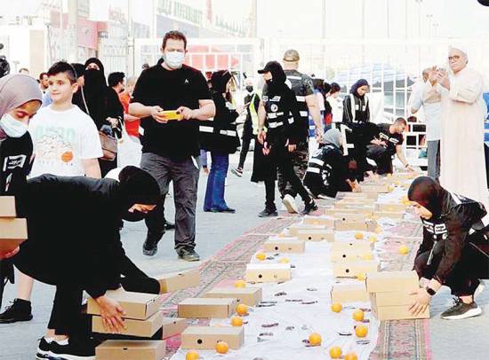 Longest ‘Iftar’ table at Friday Market