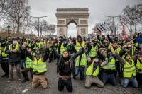 French march against violence against women, Yellow Vest movement