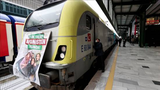 Turkiye&#039;s &#039;charity train&#039; carrying 750 tons of aid leaves for Afghanistan