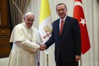 Turkish president wishes speedy recovery to Pope Francis