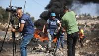 Palestinian journalists demand protection against “Israeli” violence