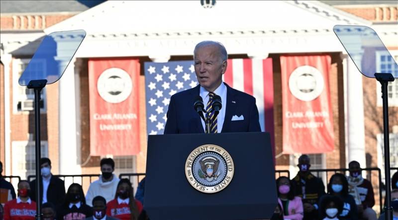Biden pushes for voting rights as US marks Martin Luther King, Jr Day
