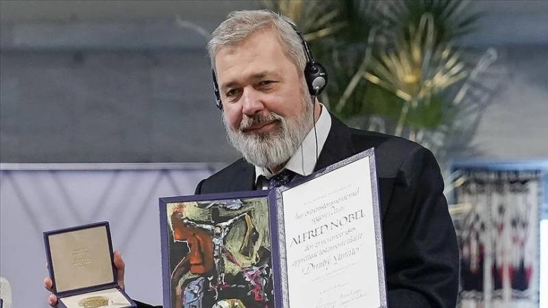Russian journalist's Nobel medal sold for record $103.5M to help Ukrainian children