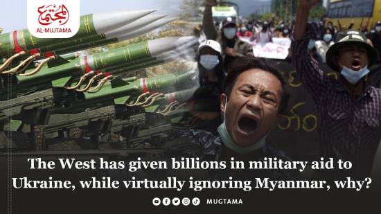 The West has given billions in military aid to Ukraine, while virtually ignoring Myanmar, why?