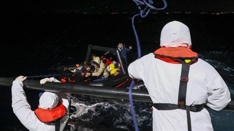 Turkish Coast Guard savior for migrants pushed to death at sea