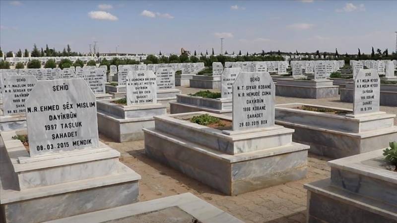 Tombstones in northern Syria document terror group YPG/PKK’s use of child soldiers