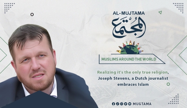 Realizing it&#039;s the only true religion, Joseph Stevens, a Dutch journalist embraces Islam