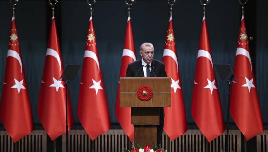 Turkish president hails country&#039;s economic performance during pandemic