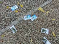 Hundreds of bags of cannabis fell from the sky in occupied Palestine, dropped by a &#039;green drone&#039; on a Tel Aviv square