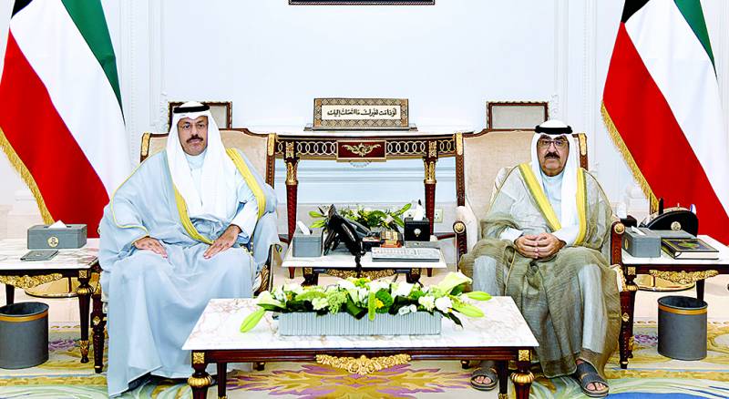 Kuwait’s Crown Prince receives Sheikh Ahmad Al-Nawaf, Sheikh Sabah Al-Khaled