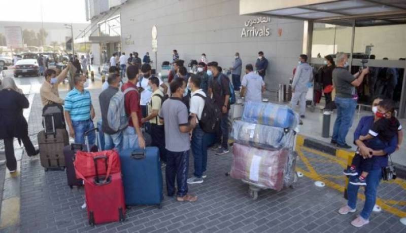 10,261 travelers returned from Egypt and 7,825 from India within a week