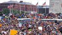 Tens of thousands rally across US against gun violence