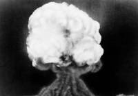 This July 16, 1945, file photo, shows the mushroom cloud of the first atomic explosion at Trinity Test Site near Alamagordo, N.M. AP Photo/File