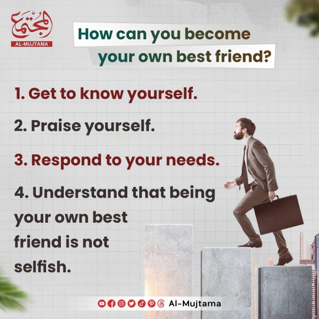 How can you become your own best friend?