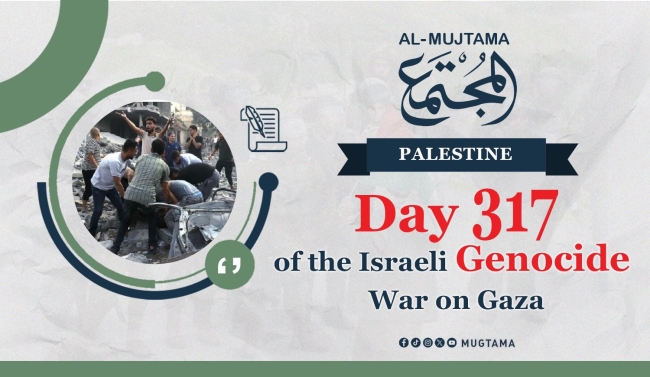 Day 317 of the Israeli Genocide War on Gaza