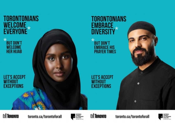 ‘Toronto for All’ Anti-Islamophobia Campaign in Canada to celebrate acceptance without exceptions