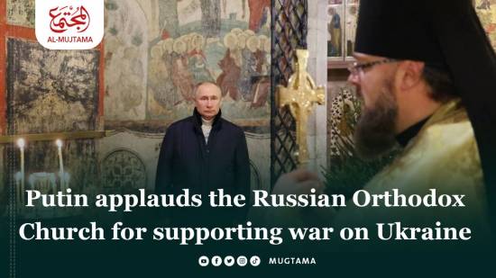 Putin applauds the Russian Orthodox Church for supporting war on Ukraine