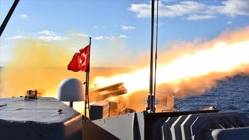 Turkey conducts submarine defense rocket fire drill