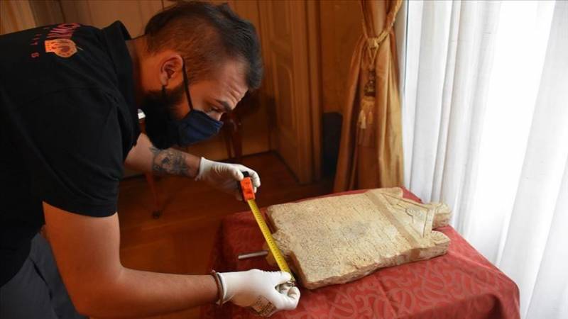 Lydian era inscription will soon be returned to Turkey