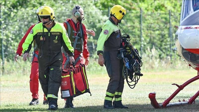5 dead in Italy helicopter crash, 2 missing