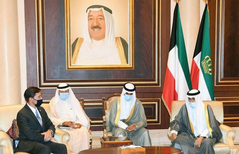 Kuwait's emir meets senior U.S. and Iranian officials