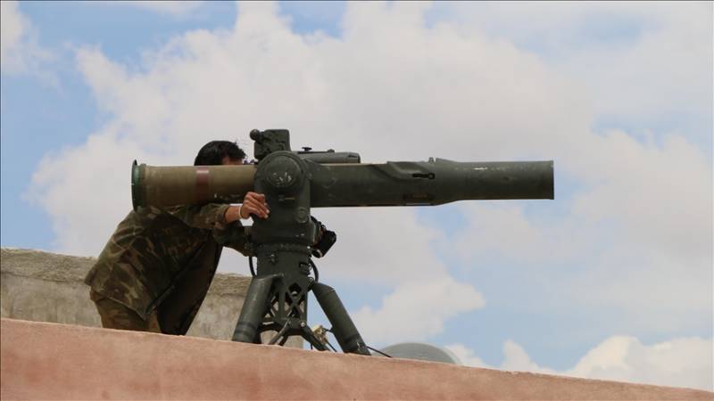 YPG/PKK terrorists in Syria deploy US-made anti-tank TOW missiles