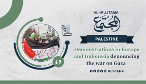 Demonstrations in Europe and Indonesia denouncing the war on Gaza