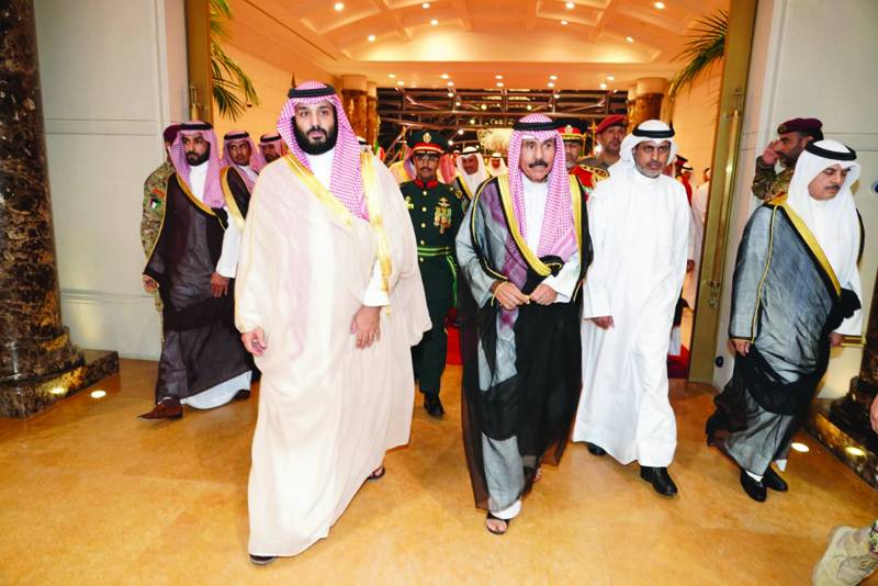Kuwait Crown Prince welcomes Saudi Crown Prince today