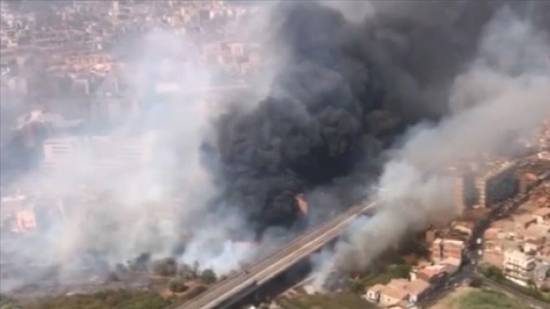 Italian island of Sicily battling forest fires