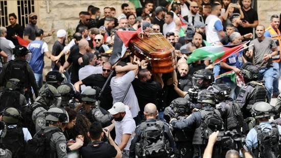 Irish foreign minister &#039;shocked&#039; by images from Palestinian journalist&#039;s funeral procession