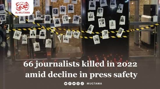 66 journalists killed in 2022 amid decline in press safety