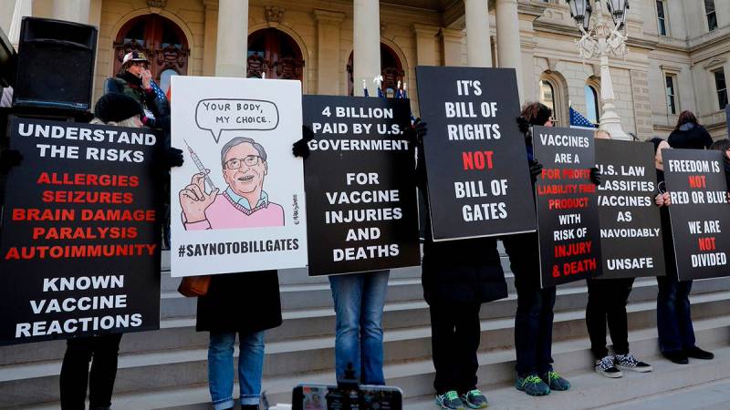 Vaccine conspiracy theories could undermine efforts to control the pandemic