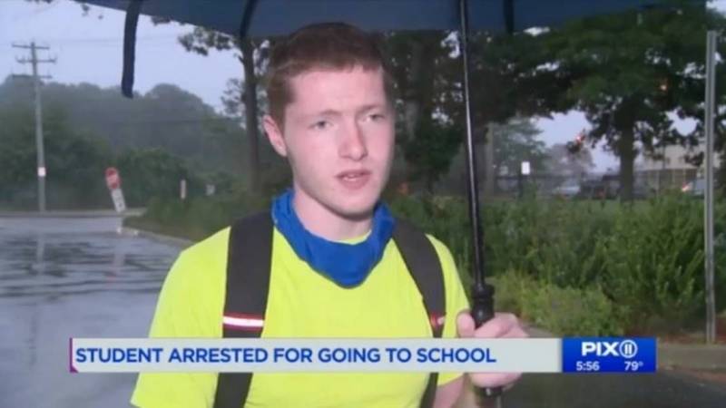 US: Student arrested after repeatedly going to high school on online days, NY school says