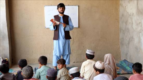 Afghan man converts his home into school for children in southern Afghanistan