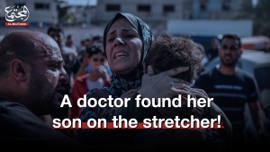 A doctor found her son on the stretcher!