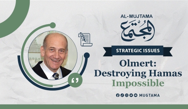 Olmert: Destroying Hamas Impossible