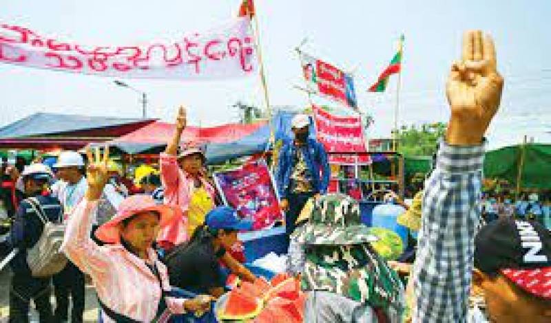 Military coup has crippled Myanmar's economy: UN rights chief